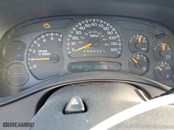 2006 Chevrolet Silverado 1500 LT1 with VIN 2GCEC13T661208440, listed as a Copart auction lot 46807495 with 156,090 mi miles and Salvage Title. Bid and sale history available at carsss.com. Image 9.