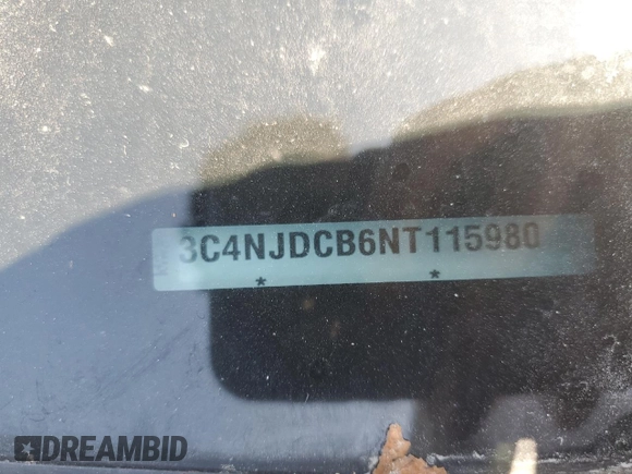 2022 Jeep Compass High Altitude with VIN 3C4NJDCB6NT115980, listed as a Copart auction lot 54255395 with 31,154 mi miles and Salvage Title. Bid and sale history available at DreamBid. Image 13.