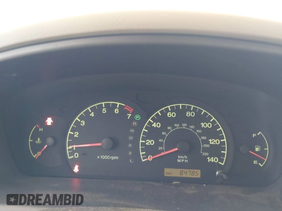 2001 Hyundai Elantra GLS with VIN KMHDN45DX1U093184, listed as a IAAI auction lot 42209309 with 84,785 mi miles and . Bid and sale history available at DreamBid. Image 7.