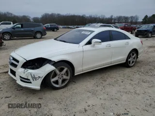 2014 Mercedes-Benz CLS-Class CLS 550 with VIN WDDLJ7DB2EA121747, listed as a Copart auction lot 45659185 with 100,258 mi miles and Salvage Title. Bid and sale history available at carsss.com. Image 1.