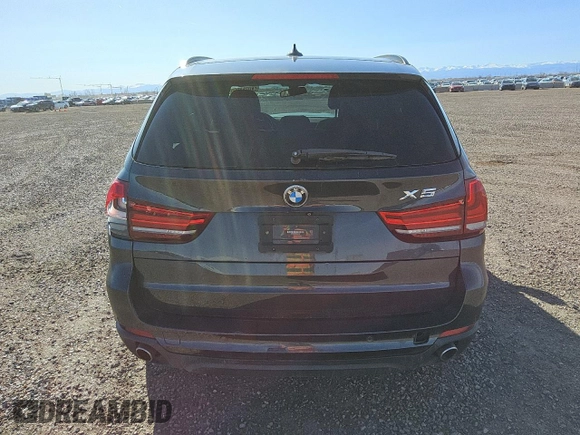 2015 BMW X5 sDrive35i with VIN 5UXKR2C56F0H41510, listed as a Copart auction lot 47052785 with 0 mi miles and Clean Title. Bid and sale history available at carsss.com. Image 6.