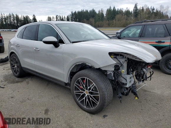 2024 Porsche Cayenne S with VIN WP1AL2AY3RDA34658, listed as a Copart auction lot 49486945 with 5,129 mi miles and Salvage title. Bid and sale history available at DreamBid. Image 4.