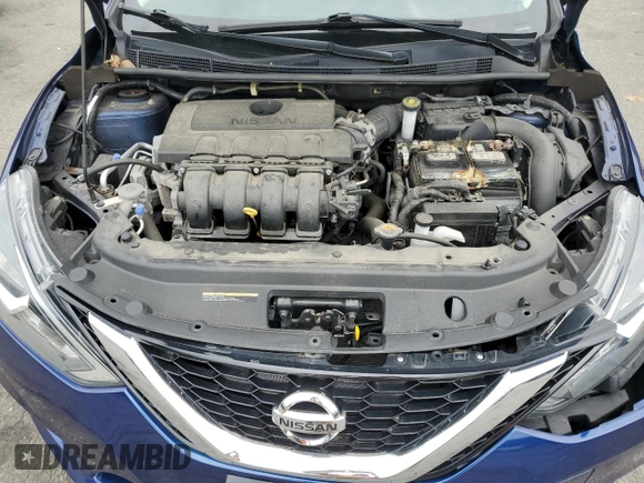 2019 Nissan Sentra S z VIN 3N1AB7AP7KY406923, wystawiony jako Copart lot #55166185 z przebiegiem 58 858 mil mil oraz Szkoda całkowita • Salvage title. Historia ofert i sprzedaży dostępna na DreamBid. Obrazek 11.