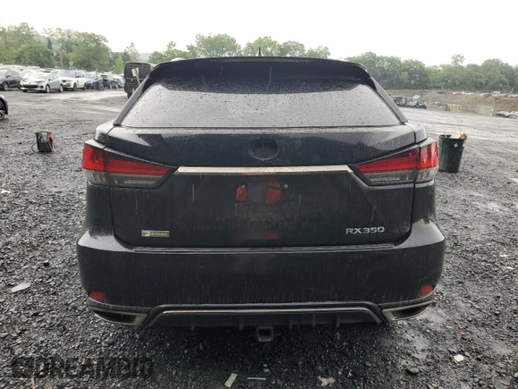 2022 Lexus RX 350 F Sport with VIN 2T2YZMDA6NC322346, listed as a Copart auction lot 61393195 with 54,576 mi miles and Salvage title. Bid and sale history available at DreamBid. Image 6.