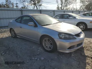 2006 Acura RSX with VIN JH4DC54896S007675, listed as a Copart auction lot 77030424 with 72,256 mi miles and Salvage Title. Bid and sale history available at carsss.com. Image 4.
