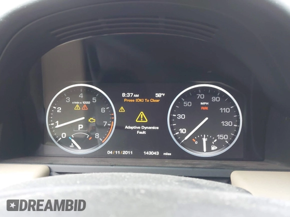 2012 Land Rover Range Rover HSE Lux with VIN SALMF1D4XCA363061, listed as a IAAI auction lot 42308952 with 143,043 mi miles and . Bid and sale history available at DreamBid. Image 7.