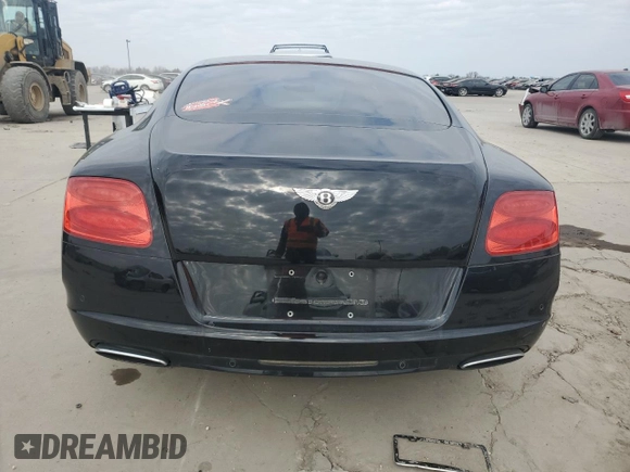 2012 Bentley Continental GT with VIN SCBFR7ZAXCC077193, listed as a Copart auction lot 41443665 with 90,262 mi miles and Clean Title. Bid and sale history available at DreamBid. Image 6.