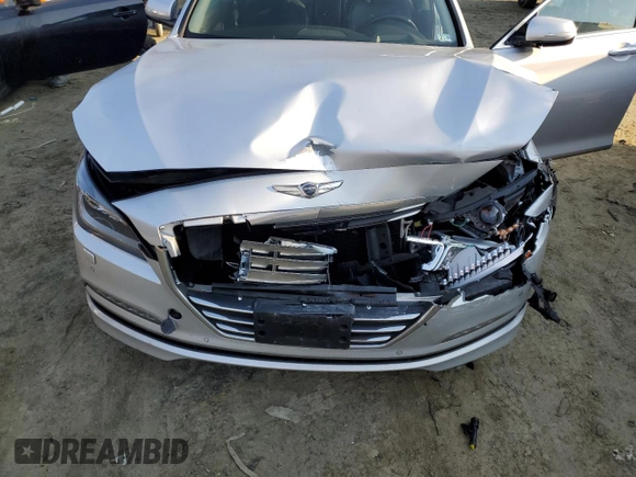 2017 Genesis G80 3.8L с VIN KMHGN4JE4HU191844, выставлен на аукционе Copart как лот 43649535 с пробегом 66 256 миль миль и Списание • Salvage title. История ставок и продаж доступна на DreamBid. Изображение 13.