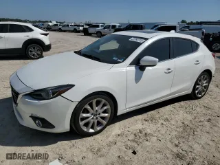2014 Mazda Mazda3 s Grand Touring with VIN JM1BM1M33E1163458, listed as a Copart auction lot 52093725 with 141,757 mi miles and Salvage Title. Bid and sale history available at carsss.com. Image 1.