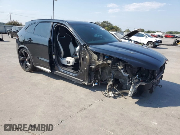 2023 Jaguar F-Pace SVR with VIN SADCZ2EE4PA711647, listed as a Copart auction lot 68720014 with 12,012 mi miles and Clean Title. Bid and sale history available at DreamBid. Image 4.