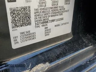 2024 GMC Sierra 3500HD Denali z VIN 1GT49WE72RF110266, wystawiony jako Copart lot #66869744 z przebiegiem 67 981 mil mil oraz Szkody całkowita. Historia ofert i sprzedaży dostępna na DreamBid. Obrazek 14.