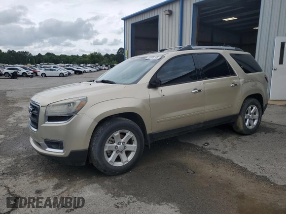 2015 GMC Acadia SLE z VIN 1GKKVPKD4FJ216525, wystawiony jako Copart lot #55595105 z przebiegiem 134 638 mil mil oraz Czysty tytuł • Clean title. Historia ofert i sprzedaży dostępna na DreamBid. Obrazek 1.