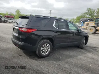 2021 Chevrolet Traverse LT Cloth z VIN 1GNEVGKW0MJ200126, wystawiony jako Copart lot #57450295 z przebiegiem 44 336 mil mil oraz Szkoda całkowita • Salvage title. Historia ofert i sprzedaży dostępna na DreamBid. Obrazek 3.