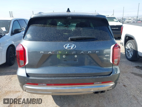 2024 Hyundai Palisade Calligraphy z VIN KM8R7DGE4RU720074, wystawiony jako IAAI lot #42344432 z przebiegiem 45 955 mil mil oraz . Historia ofert i sprzedaży dostępna na DreamBid. Obrazek 16.