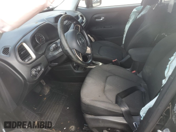 2017 Jeep Renegade Latitude with VIN ZACCJBBB5HPE42766, listed as a Copart auction lot 61397165 with 98,441 mi miles and Salvage title. Bid and sale history available at DreamBid. Image 7.