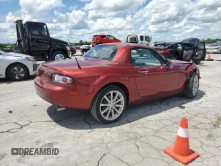 2008 Mazda MX-5 Miata Grand Touring z VIN JM1NC26F580144269, wystawiony jako Copart lot #56586405 z przebiegiem 52 871 mil mil oraz Szkody całkowita. Historia ofert i sprzedaży dostępna na DreamBid. Obrazek 3.