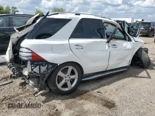 2016 Mercedes-Benz GLE 350 with VIN 4JGDA5HB2GA708963, listed as a Copart auction lot 56435635 with 112,209 mi miles and Salvage title. Bid and sale history available at DreamBid. Image 3.