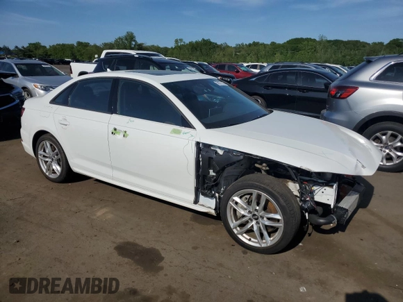 2017 Audi A4 Premium with VIN WAUDNAF42HN055855, listed as a Copart auction lot 56371195 with 31,530 mi miles and Salvage title. Bid and sale history available at DreamBid. Image 4.