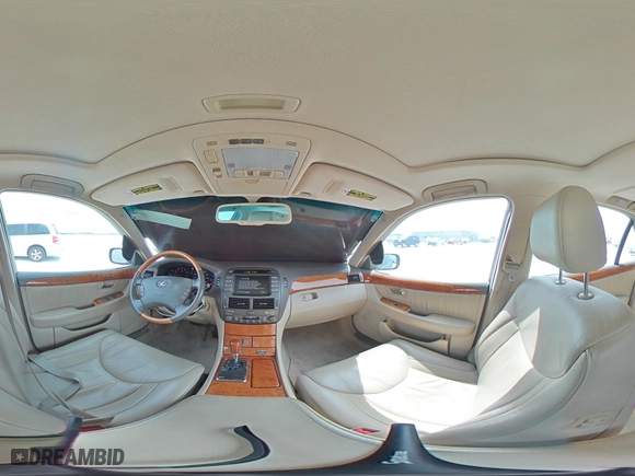 2005 Lexus LS 430 with VIN JTHBN36F955027651, listed as a Copart auction lot 49953425 with NaN miles and Salvage Title. Bid and sale history available at carsss.com. Image 12.