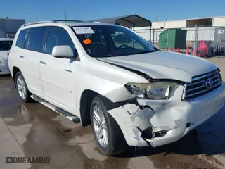 2009 Toyota Highlander Limited with VIN JTEDS42A392089990, listed as a IAAI auction lot 41797493 with 186,739 mi miles. Bid and sale history available at carsss.com. Image 1.