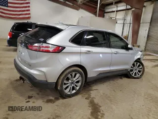 2019 Ford Edge Titanium with VIN 2FMPK4K92KBB68733, listed as a Copart auction lot 47167105 with 76,056 mi miles and Clean Title. Bid and sale history available at carsss.com. Image 3.