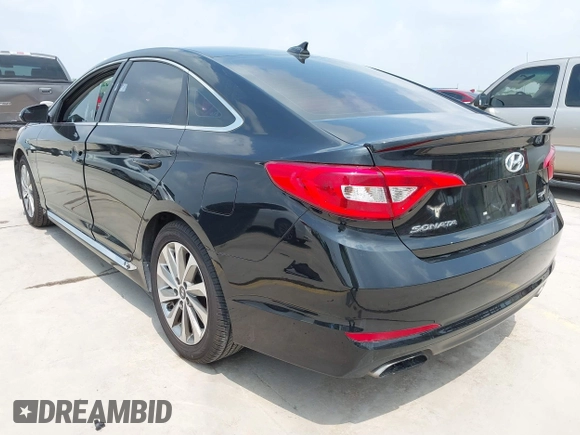 2017 Hyundai Sonata Sport with VIN 5NPE34AFXHH594862, listed as a IAAI auction lot 41952123 with 102,706 mi miles. Bid and sale history available at carsss.com. Image 3.