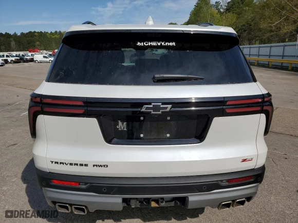 2024 Chevrolet Traverse AWD Z71 with VIN 1GNEVJKS3RJ221229, listed as a Copart auction lot 50611415 with 0 mi miles and Salvage Title. Bid and sale history available at carsss.com. Image 6.