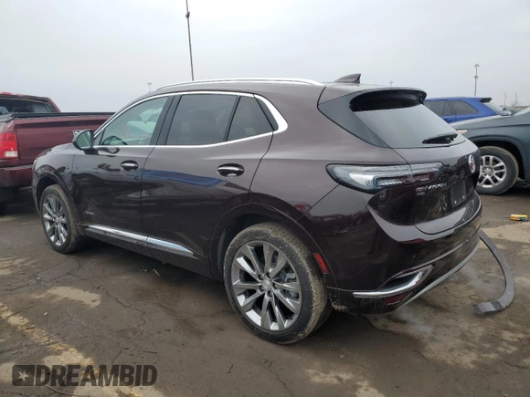 2021 Buick Envision Avenir with VIN LRBFZSR42MD091402, listed as a Copart auction lot 86379404 with 50,489 mi miles and Salvage Title. Bid and sale history available at carsss.com. Image 2.