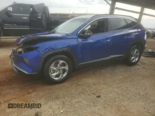2022 Hyundai Tucson SEL with VIN 5NMJBCAE2NH033020, listed as a Copart auction lot 44733995 with 47,907 mi miles and Non Repairable. Bid and sale history available at carsss.com. Image 1.