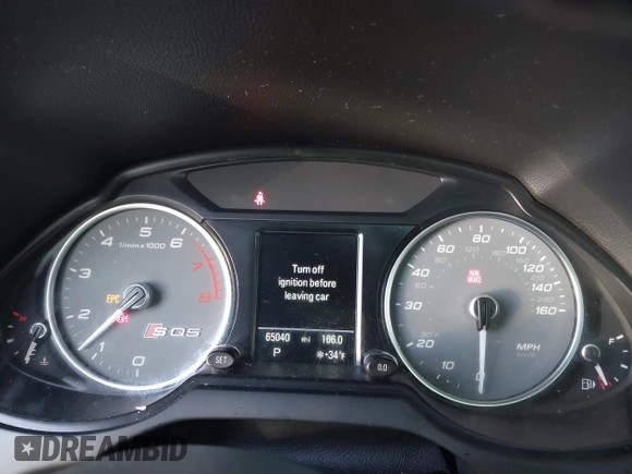 2014 Audi SQ5 Prestige with VIN WA1VGAFP0EA029327, listed as a IAAI auction lot 41195533 with 65,040 mi miles and . Bid and sale history available at DreamBid. Image 7.