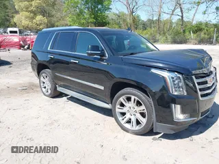 2016 Cadillac Escalade Luxury Collection z VIN 1GYS3BKJ3GR467513, wystawiony jako IAAI lot #42049940 z przebiegiem 96 301 mil mil oraz . Historia ofert i sprzedaży dostępna na DreamBid. Obrazek 1.
