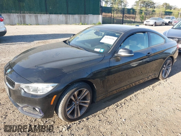 2014 BMW 4 Series 428i xDrive with VIN WBA3N9C55EF721295, listed as a IAAI auction lot 42139256 with 85,472 mi miles and . Bid and sale history available at carsss.com. Image 14.