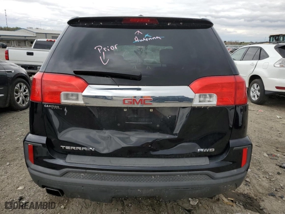 2017 GMC Terrain SLE with VIN 2GKFLSEK2H6117819, listed as a Copart auction lot 49912604 with 84,239 mi miles and Salvage Title. Bid and sale history available at carsss.com. Image 6.