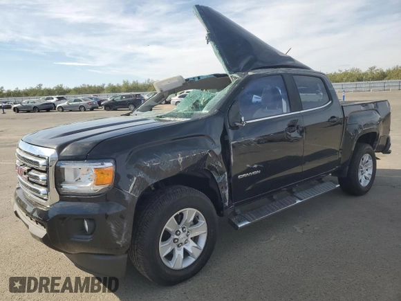 2018 GMC Canyon 2WD SLE with VIN 1GTG5CENXJ1133897, listed as a Copart auction lot 81568144 with 64,032 mi miles and Salvage Title. Bid and sale history available at carsss.com. Image 1.