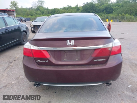 2014 Honda Accord Sedan Sport with VIN 1HGCR2F54EA189529, listed as a IAAI auction lot 42041263 with 376,477 mi miles. Bid and sale history available at carsss.com. Image 16.