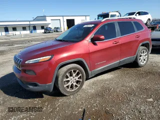 2014 Jeep Cherokee Latitude with VIN 1C4PJLCB2EW171914, listed as a Copart auction lot 41882175 with 146,286 mi miles and Salvage Title. Bid and sale history available at DreamBid. Image 1.