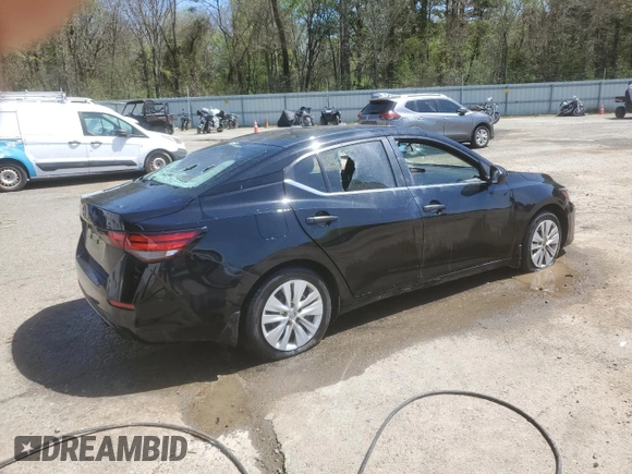2024 Nissan Sentra S with VIN 3N1AB8BV1RY279812, listed as a Copart auction lot 50597575 with 18,585 mi miles and Salvage title. Bid and sale history available at DreamBid. Image 3.