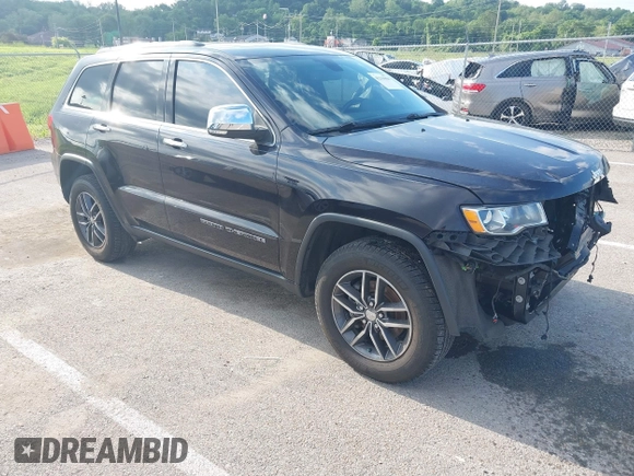 2018 Jeep Grand Cherokee Limited with VIN 1C4RJFBG4JC433449, listed as a IAAI auction lot 42219850 with 111,961 mi miles and . Bid and sale history available at DreamBid. Image 1.