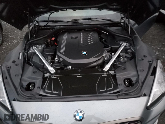 2024 BMW Z4 sDriveM40i with VIN WBAHF9C02RWY35106, listed as a Copart auction lot 82878254 with 3,199 mi miles and Salvage title. Bid and sale history available at DreamBid. Image 11.