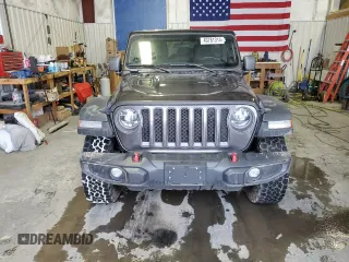 2021 Jeep Wrangler Unlimited Rubicon with VIN 1C4HJXFNXMW732523, listed as a Copart auction lot 40781314 with 23,535 mi miles and Salvage title. Bid and sale history available at DreamBid. Image 5.