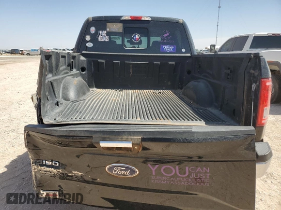 2016 Ford F-150 XL with VIN 1FTEW1CP4GKE23469, listed as a Copart auction lot 51315045 with 130,329 mi miles and Salvage Title. Bid and sale history available at carsss.com. Image 6.