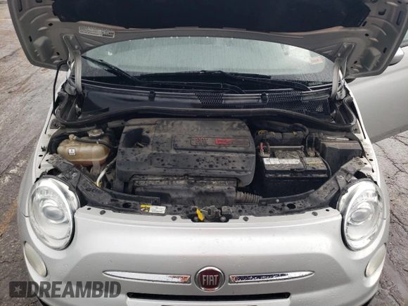 2013 FIAT 500 Sport with VIN 3C3CFFBR5DT709384, listed as a Copart auction lot 62502455 with 86,136 mi miles and Salvage title. Bid and sale history available at DreamBid. Image 12.