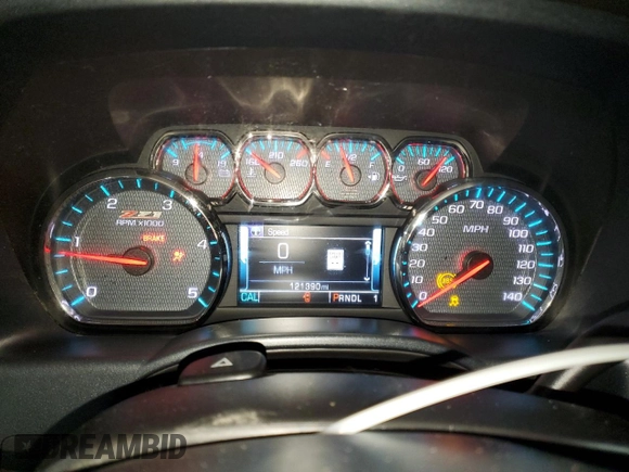2017 Chevrolet Silverado 3500HD LTZ with VIN 1GC4K0EY8HF108983, listed as a Copart auction lot 45818555 with 121,390 mi miles and Salvage Title. Bid and sale history available at carsss.com. Image 9.