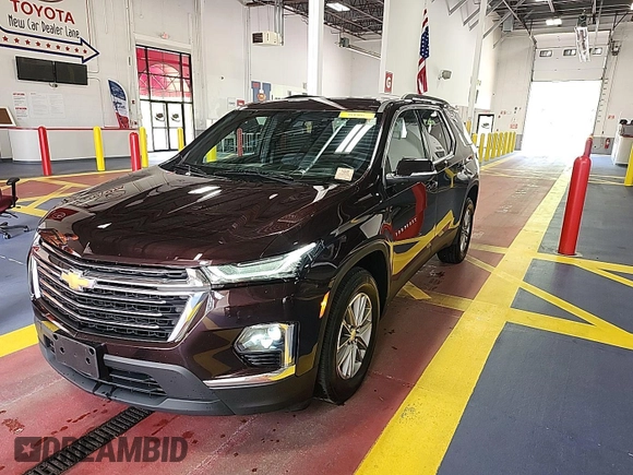 2022 Chevrolet Traverse LT Cloth z VIN 1GNEVGKW2NJ154512, wystawiony jako IAAI lot #42569716 z przebiegiem 84 735 mil mil oraz . Historia ofert i sprzedaży dostępna na DreamBid. Obrazek 7.