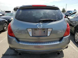 2006 Nissan Murano SL with VIN JN8AZ08T86W407762, listed as a Copart auction lot 89020255 with 196,911 mi miles and Salvage Title. Bid and sale history available at carsss.com. Image 6.