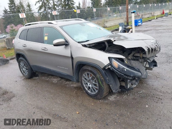 2019 Jeep Cherokee Latitude with VIN 1C4PJLCB5KD205495, listed as a IAAI auction lot 41856955 with Not Provided miles and . Bid and sale history available at DreamBid. Image 1.