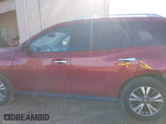 2017 Nissan Pathfinder SV with VIN 5N1DR2MM2HC653564, listed as a IAAI auction lot 40939356 with 176,168 mi miles. Bid and sale history available at carsss.com. Image 14.