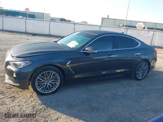 2020 Genesis G70 2.0T with VIN KMTG64LA6LU059951, listed as a IAAI auction lot 41683671 with 43,852 mi miles. Bid and sale history available at carsss.com. Image 14.
