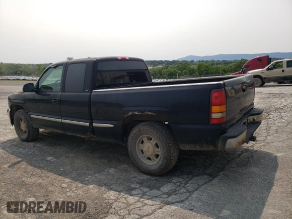 1999 GMC Sierra 1500 SLE z VIN 1GTEK19T1XE525598, wystawiony jako Copart lot #59525385 z przebiegiem 201 067 mil mil oraz Czysty tytuł • Clean title. Historia ofert i sprzedaży dostępna na DreamBid. Obrazek 2.