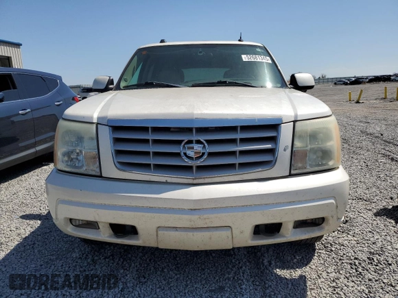 2005 Cadillac Escalade z VIN 1GYEK63N95R118426, wystawiony jako Copart lot #52681345 z przebiegiem 247 972 mil mil oraz Szkoda całkowita • Salvage title. Historia ofert i sprzedaży dostępna na DreamBid. Obrazek 5.